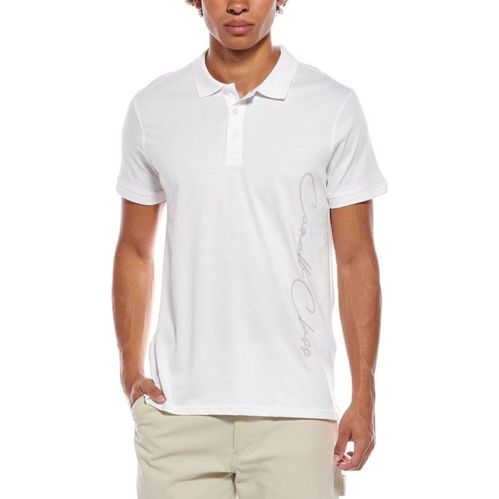 Cavalli Class Mens Polo Shirt, White